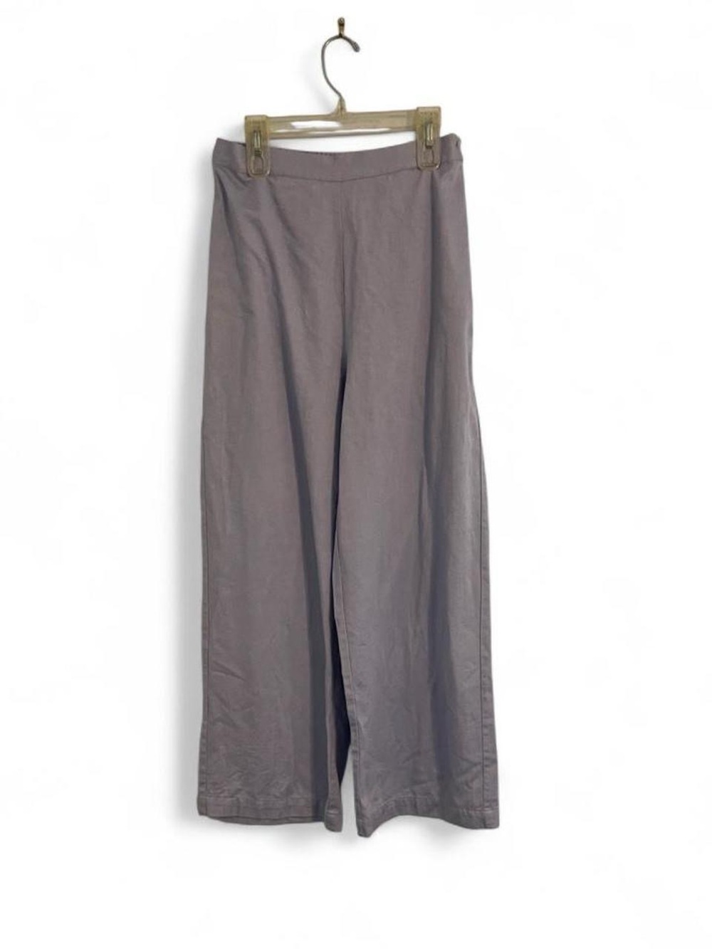 E Street Women's S Lavender Purple 100% Cotton Pants Trousers High Waist Dress